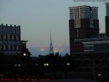 Old North's Spire at Sunset, from City Hall Plaza