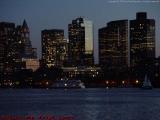 Downtown Reflecting Deep Sunset, from East Boston