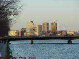 Rush Hour and Construction, Mass. Ave. Bridge, Cambridge