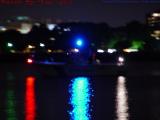 Colors of Boat Lights, Charles River, from Esplanade