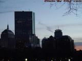 Late Sunset Reflections, from Boston Common