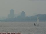 Sailing on a Scorcher, Charles River, Boston
