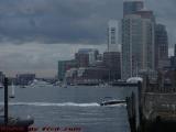 Layered Clouds and Downtown, from East Boston