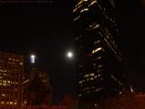 Full Moon Rising Between John Hancock Buildings