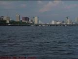 A Lone Shell in the Charles, from Esplanade