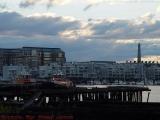 Piers, Tugs and Condos, from East Boston