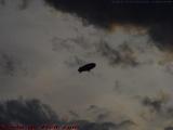 Blimp in Darkling Sunset Clouds, Prudential Area