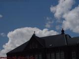 School Roof and Clouds, East Boston
