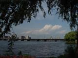Mass. Ave. Bridge with Clouds, from Esplanade