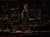 Long Wharf Perspective at Night, from East Boston