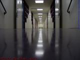 Polished Floor Perspective, Building 9, MIT