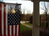 Sunset Flag, Groveland, NY