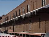 Loading Dock and Icicles, Leroy, NY