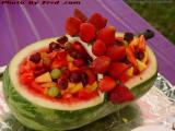 Watermelon Fruit Salad Centerpiece, Groveland, NY
