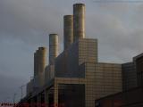 Vent Stacks in Sunset Light, South Station Bus Terminal