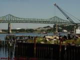 Tugs and Tobin at Low Tide, Liberty Plaza, East Boston