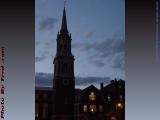 Ruggles Baptist Church in Dusk, Boston