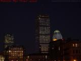December Dusk Lighting, Back Bay, Boston