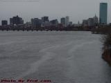 Charles River With Stretch Marks and Sail Boats