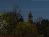 Tired Clock Tower's Last Spring, Worcester, Mass.