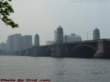 Hot and Hazy at the Longfellow Bridge, Boston