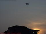 Blimp and Sunset, from Dalton Street, Boston