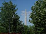 Zakim Bridge Tower, from Nashua Street Park, Boston