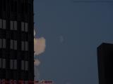 Setting Evening Moon, Prudential Area, Boston