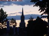 Spire and Sunset, Ruggles Baptist Church, Boston