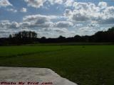 Puffy Clouds over the Airport and Corn, Groveland, NY