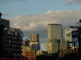 Downtown Boston Dressed in Late Day Sun, from South End