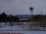Winter Windmill Perspective, Groveland, NY