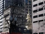 Old State House in DST Noon Sun, Boston