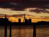 There's Gold in Those Clouds! Sunset from East Boston