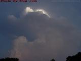 Building Thunderhead at Sunset, Medford, Mass.