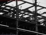 Steelwork in Grey, Brookline Avenue, Boston, Mass.