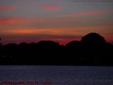 Deepening Sunset Silhouettes MIT, from Esplanade, Boston