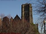 Holy Cross Standing Above Bare November Trees, Boston