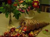 Cornucopia and Flowers, Groveland, NY