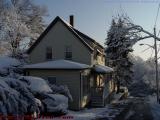 Winter's First Snow, 11 Dell Court, Lynn, Mass.