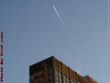 Jet Streak Over Sheraton Tower at Prudential, Boston