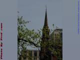 Arlington Street Church Through Spring Boughs, Boston