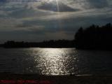 Sunbeams and Threatening Clouds, Bear Hill Pond