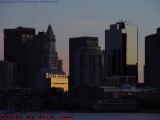Downtown Boston's Sunset Reflections, from East Boston
