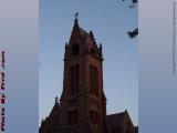 St. Mary's Steeple in Gathering Dusk, Lynn, Mass.