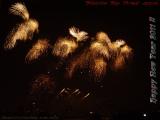 Golden Fireworks Over The Charles - Happy New Year 2011!