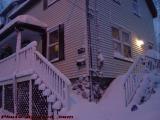 Evening Winter Storm Arriving, Dell Court, Lynn