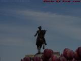 Washington Riding Above Tulips, Boston Public Garden