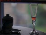 Still Life, Wine Glass in Evening Window, Lynn, Mass.