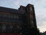 Sundown Sky Over Holy Cross Cathedral, Boston